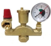 Группа безопасности для котла VIEIR латунь 3 бар (20/1шт) AQ1063