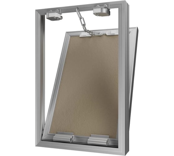 Ревизионный люк EVECS D Ceramo Base 400x600 скрытый монтаж съемный алюминий D4060 ceramo base