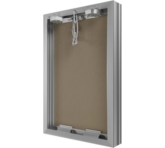 Ревизионный люк EVECS D Ceramo Base 400x600 скрытый монтаж съемный алюминий D4060 ceramo base