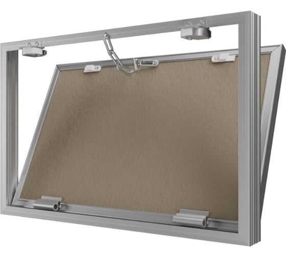 Ревизионный люк EVECS D Ceramo Base 600x400 скрыт.монтаж съемный алюминий D6040 ceramo base