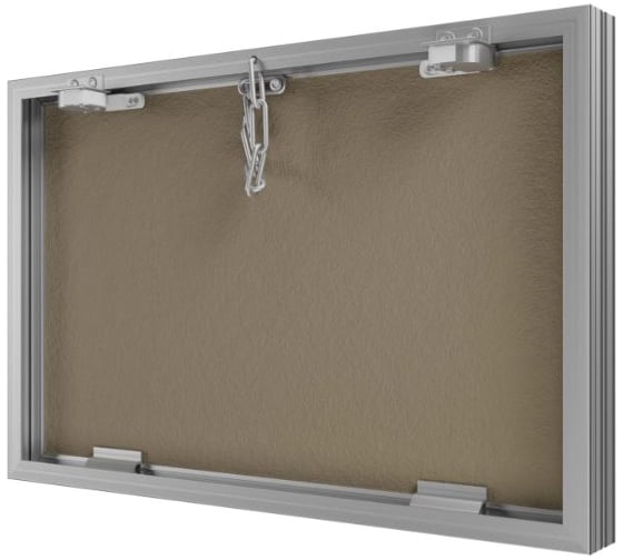 Ревизионный люк EVECS D Ceramo Base 600x400 скрыт.монтаж съемный алюминий D6040 ceramo base