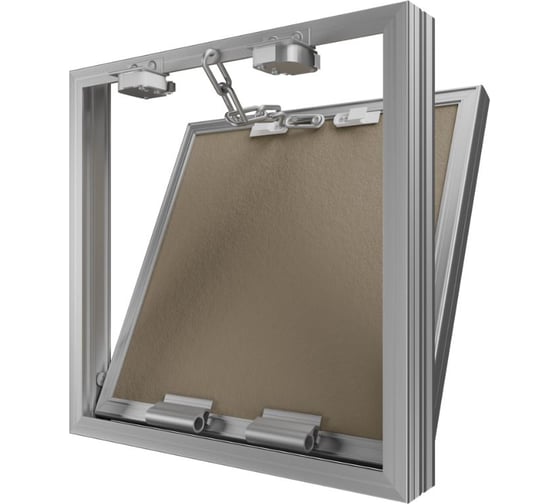 Ревизионный люк EVECS D Ceramo Base 600x600 скрытый монтаж съемный алюминий D6060 ceramo base