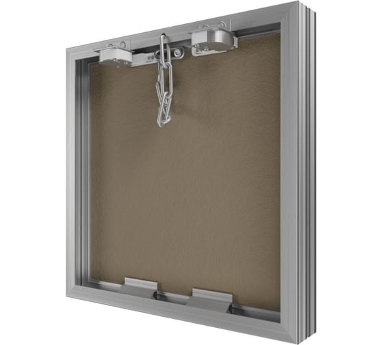 Ревизионный люк EVECS D Ceramo Base 600x600 скрытый монтаж съемный алюминий D6060 ceramo base