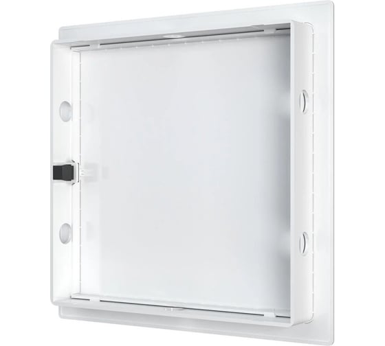 Лючок пластиковый ООО ПКФ Сварком LN с нажимным замком, белый (L3030N), 300х300 s066994