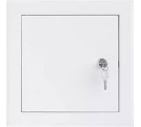 Лючок металлический ООО ПКФ Сварком П 300x300, белый, с замком s021579