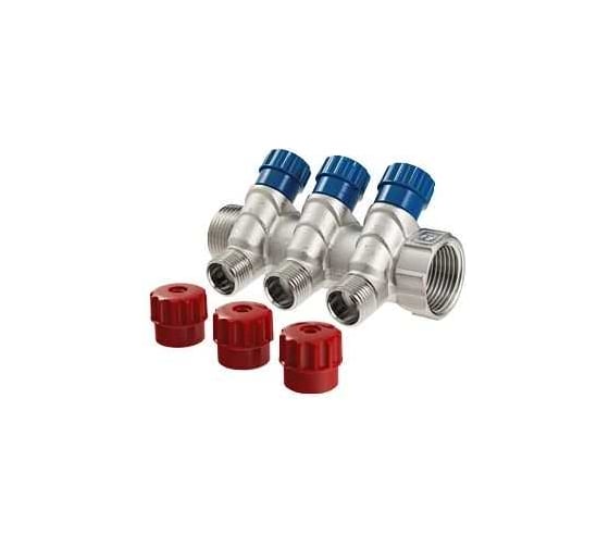 Коллектор ООО ПКФ Сварком регулируемый н/р. 3 выхода 1x1/2 (VTc.560.N) (1 шт.) СанТех s009202 1