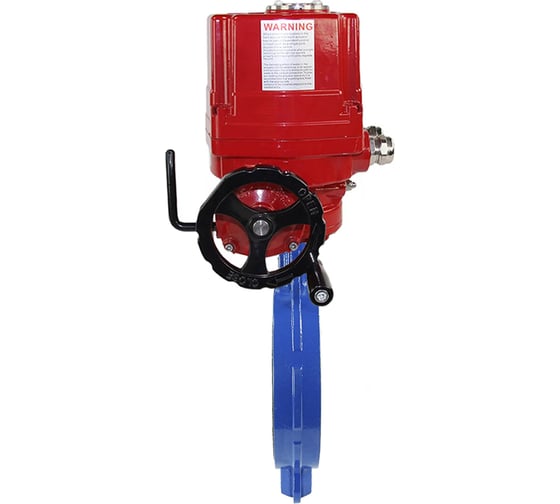 Затвор DN.ru WCB-316L-PTFE Ду150 Ру16 с электроприводом EX-030 220В D050-02470