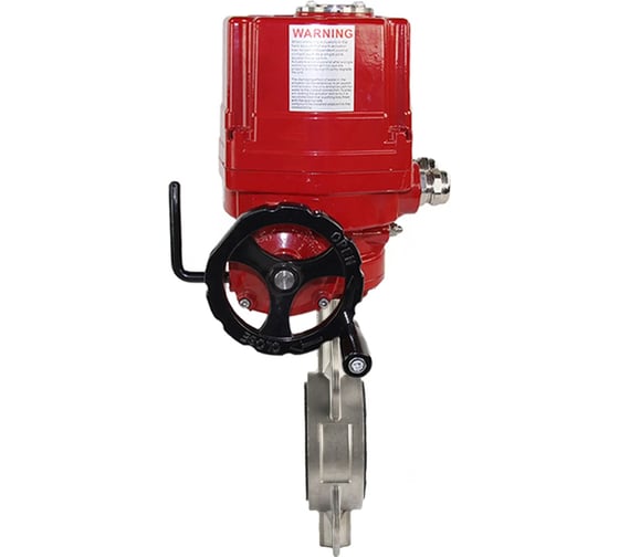 Затвор DN.ru 316L-316L-PTFE Ду80 Ру16 с электроприводом EX-010 220В D050-02451