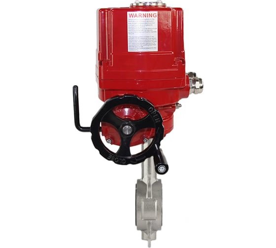 Затвор DN.ru 316L-316L-PTFE Ду40 Ру16 с электроприводом EX-010 220В D050-02448