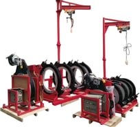 Гидравлический сварочный аппарат для стыковой сварки ПНД труб Hotool PE1200-4H