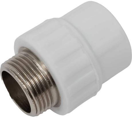 Муфта PP-R бел комб 25х3/4 НР Gigant GPM-25X34НР