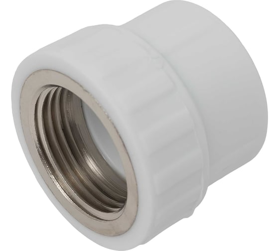 Муфта PP-R бел комб 32х1 ВР Gigant GPM-32X1ВР 1