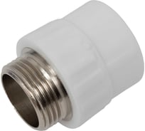 Муфта PP-R бел комб 32х1 НР Gigant GPM-32X1НР