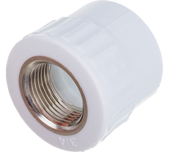 Муфта PP-R бел комб 32х3/4 ВР Gigant GPM-32X3/4ВР