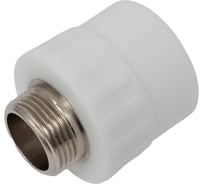 Муфта PP-R бел комб 32х3/4 НР Gigant GPM-32X34НР