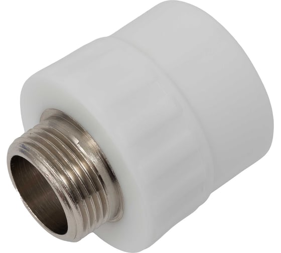 Муфта PP-R бел комб 32х3/4 НР Gigant GPM-32X34НР 1