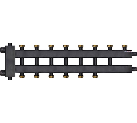 Коллектор для котла Millennium 1 1/2" наружная резьба х1 1/2" внутренней резьбой /125мм/дублер 4+3+1 контура с гидроразделителем MKDG4085.431F