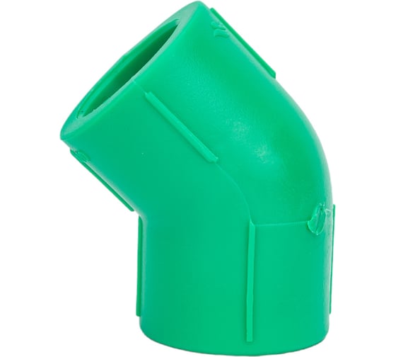 Уголок Blue Ocean 45 градусов, 20, полипропиленовый, зеленый PPRF/45E G -20 1