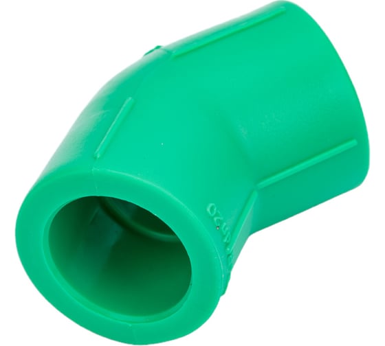 Уголок Blue Ocean 45 градусов, 20, полипропиленовый, зеленый PPRF/45E G -20