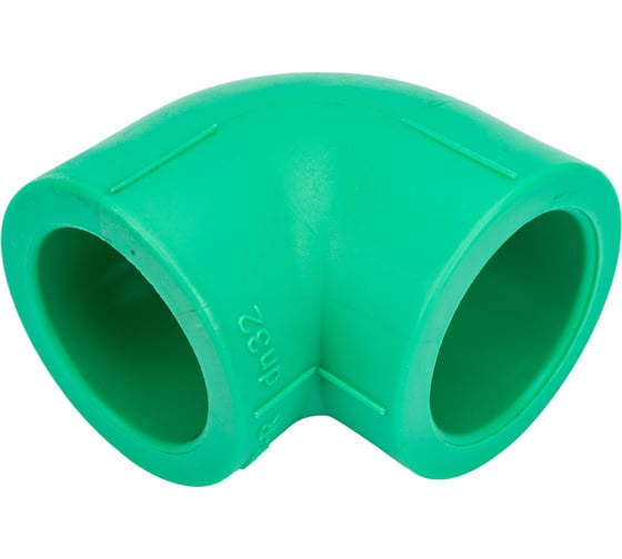 Уголок Blue Ocean 90 градусов, 32, полипропиленовый, зеленый PPRF/90E G -32