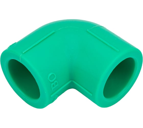 Уголок Blue Ocean 90 градусов, 20, полипропиленовый, зеленый PPRF/90E G -20