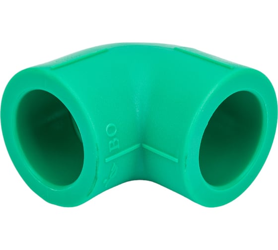 Уголок Blue Ocean 90 градусов, 25, полипропиленовый, зеленый PPRF/90E G -25