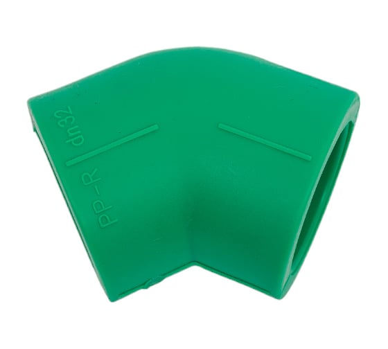 Уголок Blue Ocean 45 градусов, 32, полипропиленовый, зеленый PPRF/45E G -32 1