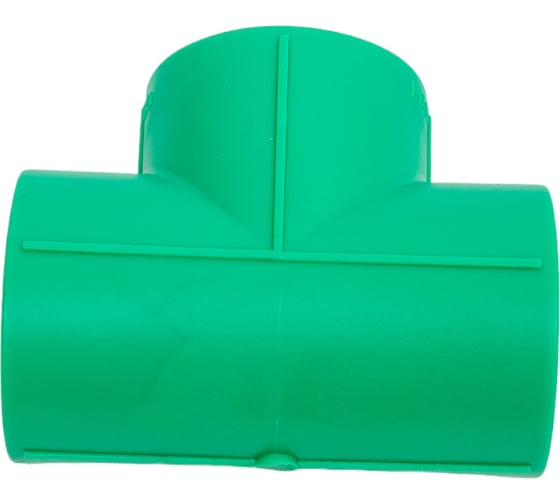 Прямой тройник Blue Ocean 25, полипропиленовый, зеленый PPRF/ET G -25