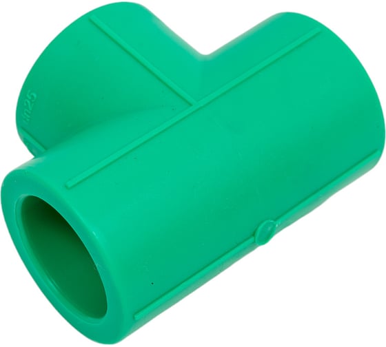Прямой тройник Blue Ocean 25, полипропиленовый, зеленый PPRF/ET G -25