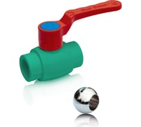 Шаровой кран Blue Ocean ГВС, рычаг, 32, полипропиленовый, зеленый PPRF/BV/PPR/HW G -1 -32