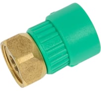 Муфта с накидной гайкой Blue Ocean с внутренней резьбой, 25х3/4, полипропиленовая, зеленая PPRF/CA-FTNB G