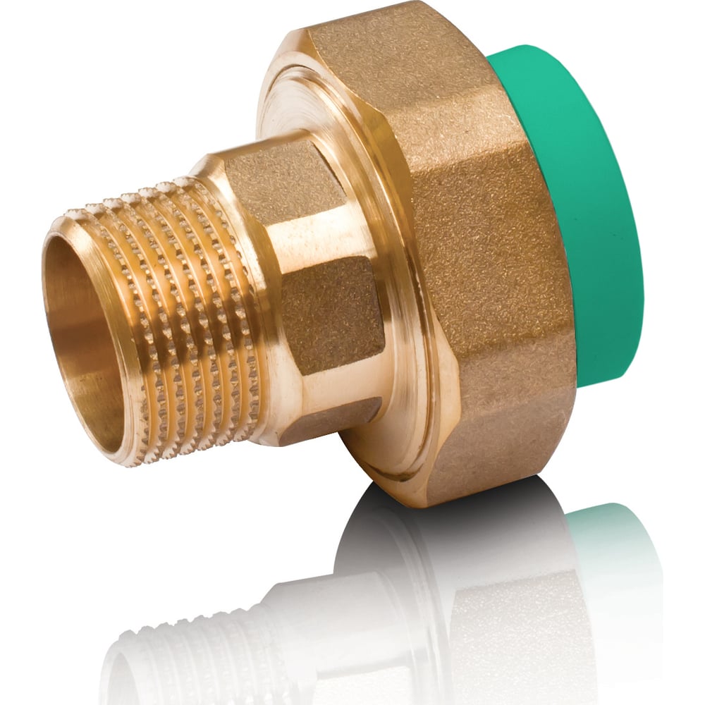 Комбинированная разъемная муфта - американка с наружной резьбой Blue ...