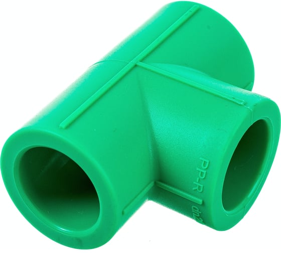 Прямой тройник Blue Ocean 20, полипропиленовый, зеленый PPRF/ET G -20