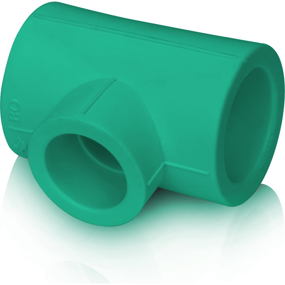 Переходной тройник Blue Ocean 32x20x32, полипропиленовый, зеленый PPRF ...