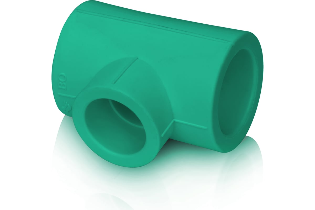 Переходной тройник Blue Ocean 32x20x32, полипропиленовый, зеленый PPRF ...