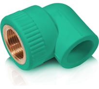 Комбинированный уголок Blue Ocean с внутренней резьбой, 25x3/4, полипропиленовый, зеленый PPRF/IT90E G -25x3/4