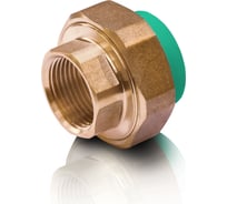 Комбинированная разъемная муфта - американка с внутренней резьбой Blue Ocean 25x3/4, полипропиленовая, зеленая PPRF/UAF(G)-25x3/4"