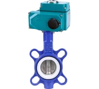 Затвор DN.ru WCB-316-PTFE-2W-Fb Ду250 Ру16, 1/4-оборотный электропривод QT2-060 220В D050-70529