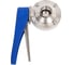 Дисковый затвор DN.ru 304-304-Sil-2W-W-H Ду25 Ру10 пищевая нержавеющая сталь, под приварку, рукоятка D050-73043 2