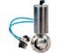 Дисковый затвор DN.ru 304-304-Sil-2W-T-H Ду50 Ру10 пищевая нержавеющая сталь, пневмопривод, БКВ D050-73703 1