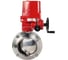 Дисковый затвор DN.ru 304-304-EPDM-2W-W-H Ду65 Ру10 пищевая нержавеющая сталь,электропривод взрывозащищенный 380В D050-73506 1