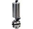 Затвор дисковый DN.ru 304-304-EPDM-2W-T-H Ду40 Ру10 пищ.нержавеющая сталь 304, пневмопривод D050-73081 1