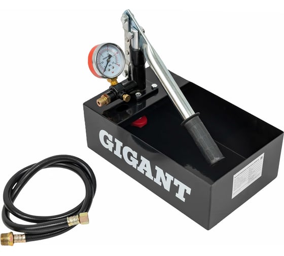 Ручной опрессовочный насос Gigant 10 бар GPTP-10