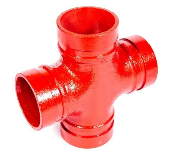Крестовина муфтовая GROOVEX УТ / GROOVED CROSS SHORT RADIUS 2 1/2 - 76mm KM76