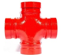 Крестовина муфтовая GROOVEX УТ / GROOVED CROSS SHORT RADIUS 4 - 108mm KM108