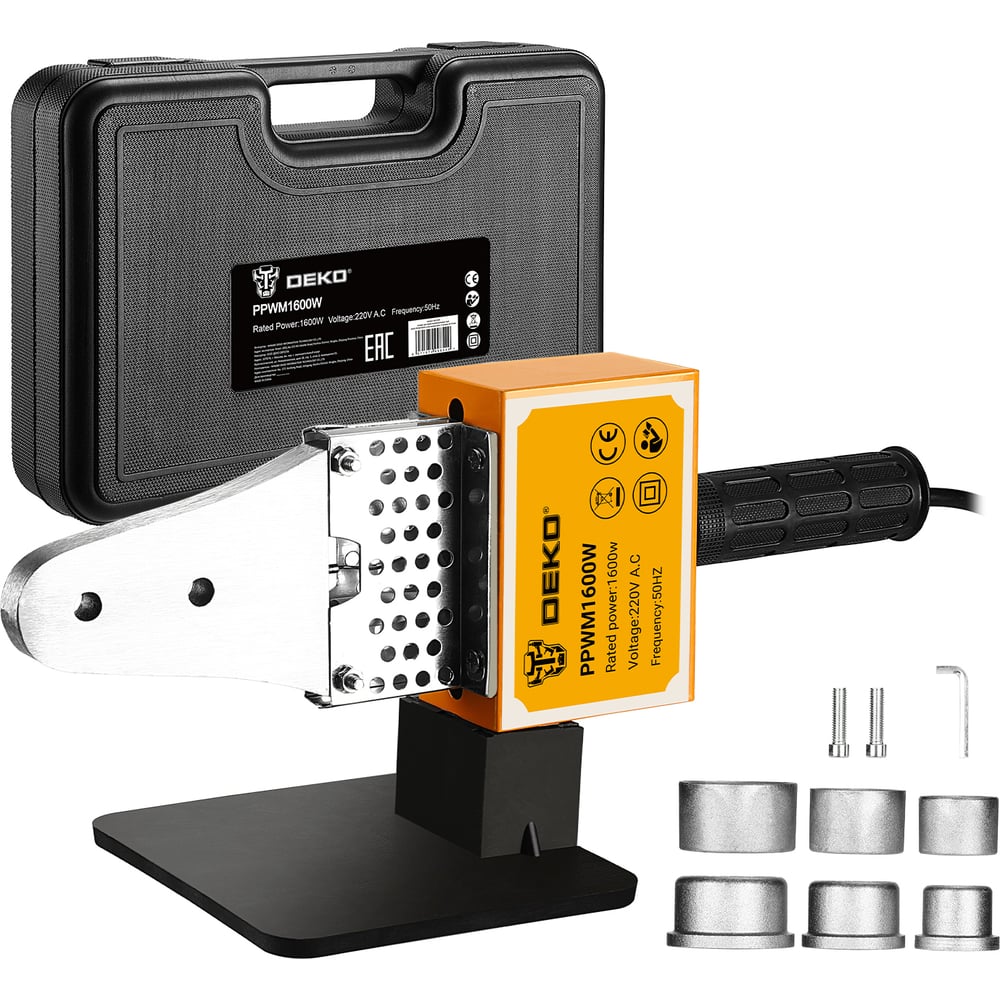 Аппарат для сварки полипропиленовых труб PPWM1600W DEKO в пластиковом ...