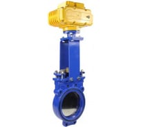 Шиберная ножевая задвижка DN.ru ДУ250 Ру10 электропривод МТ-200 220В D040-02602