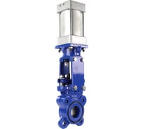 Шиберная задвижка DN.ru GGG40-SS304-EPDM-2W-DA Ду300 Ру6 пневмопривод D040-03038