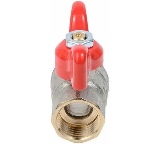 Кран шаровой Dist 3/4 г/г, бабочка, Ду20, Ру40, Стандарт Н312Б/107-9582