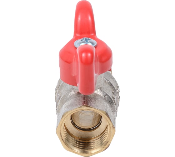 Кран шаровой Dist 1/2 г/ш, бабочка, Ду15, Ру40, Стандарт Н321Б/107-9580